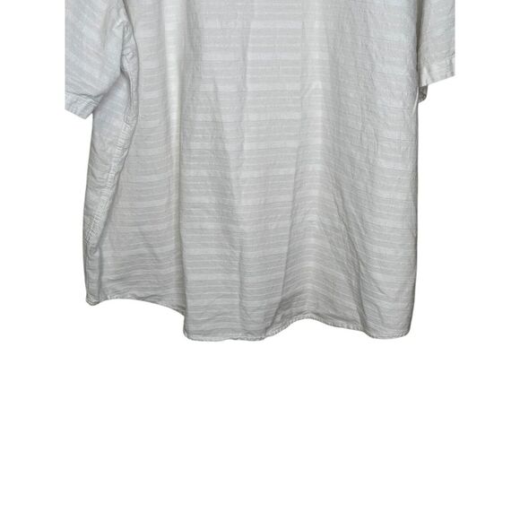 Old Navy Men Top Button-Up Regular Fit Casual Striped Collared Short Sleeve 4XL - Picture 10 of 10